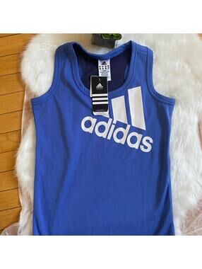 Adidas G Reverse Blue Tank Top Size XL